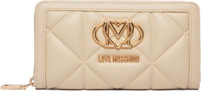 Portfel damski Love Moschino ze sklepu: MODIVO w kategorii: Portfele damskie - zdjęcie WP-EBWP-BKLVO-LN0_0000306356573