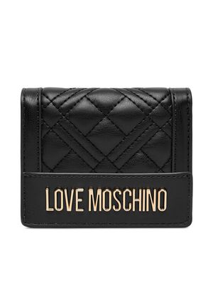 Portfel damski elegancki Love Moschino ze sklepu: MODIVO w kategorii: Portfele damskie - zdjęcie WP-EBWP-BKLVO-LN0_0000306356702