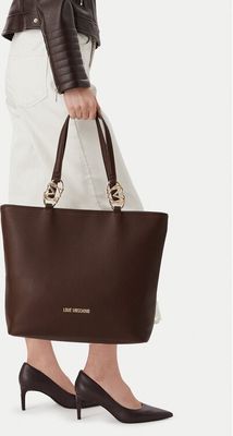 Shopper bag elegancka Love Moschino ze sklepu: MODIVO w kategorii: Torby Shopper bag - zdjęcie WP-EBWP-BKLVO-LN0_0000306357044