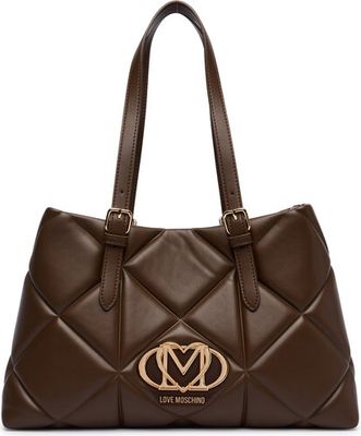 Shopper bag elegancka Love Moschino ze sklepu: MODIVO w kategorii: Torby Shopper bag - zdjęcie WP-EBWP-BKLVO-LN0_0000306357358