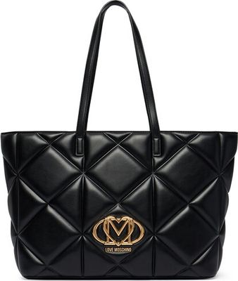Shopper bag elegancka Love Moschino ze sklepu: MODIVO w kategorii: Torby Shopper bag - zdjęcie WP-EBWP-BKLVO-LN0_0000306357822