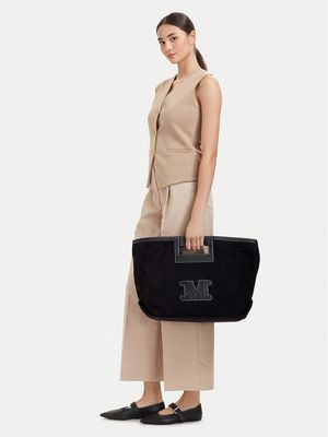 Shopper bag zimowy Max Mara Beachwear ze sklepu: MODIVO w kategorii: Torby Shopper bag - zdjęcie WP-EBWP-BKLVO-LN0_0000306373891