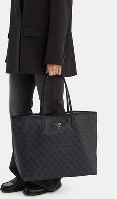 Shopper bag elegancka Guess ze sklepu: MODIVO w kategorii: Torby Shopper bag - zdjęcie WP-EBWP-BKLVO-LN0_0190231884330