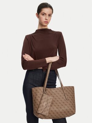 Shopper bag elegancka Guess ze sklepu: MODIVO w kategorii: Torby Shopper bag - zdjęcie WP-EBWP-BKLVO-LN0_0190231950059