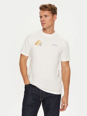 T-shirt męski Off-White ze sklepu: MODIVO w kategorii: T-shirty męskie - zdjęcie WP-EBWP-BKLVO-LN0_2230073525706