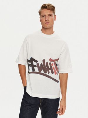 T-shirt męski na lato Off White ze sklepu: MODIVO w kategorii: T-shirty męskie - zdjęcie WP-EBWP-BKLVO-LN0_2230073526611