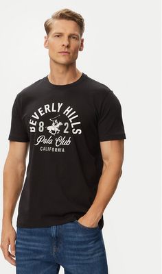 T-shirt męski letni BEVERLY HILLS POLO CLUB ze sklepu: MODIVO w kategorii: T-shirty męskie - zdjęcie WP-EBWP-BKLVO-LN0_2230100363547