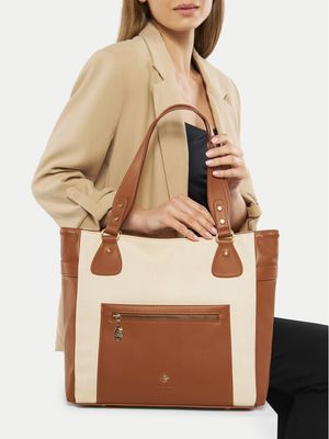Shopper bag zimowy BEVERLY HILLS POLO CLUB ze sklepu: MODIVO w kategorii: Torby Shopper bag - zdjęcie WP-EBWP-BKLVO-LN0_5903419784064