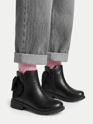 Buty zimowe dziecięce na zimę DeeZee ze sklepu: MODIVO w kategorii: Buty zimowe dziecięce - zdjęcie WP-EBWP-BKLVO-LN0_5906751242100