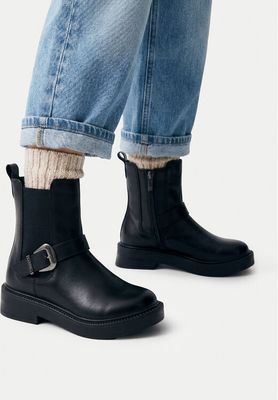 BADURA - Buty zimowe dziecięce na zimę ze sklepu: MODIVO w kategorii: Buty zimowe dziecięce - zdjęcie WP-EBWP-BKLVO-LN0_5906751293171