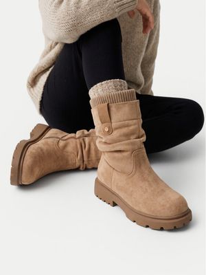 DeeZee - Buty zimowe dziecięce na zimę ze sklepu: MODIVO w kategorii: Buty zimowe dziecięce - zdjęcie WP-EBWP-BKLVO-LN0_5906751330777
