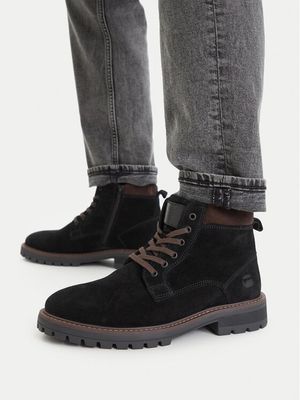 Buty zimowe męskie z koronką G-Star Raw ze sklepu: MODIVO w kategorii: Buty zimowe męskie - zdjęcie WP-EBWP-BKLVO-LN0_5906751392508