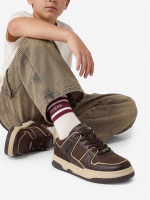Buty sportowe dziecięce Guess ze sklepu: MODIVO w kategorii: Buty sportowe dziecięce - zdjęcie WP-EBWP-BKLVO-LN0_5906751791448