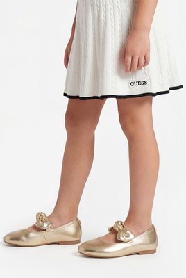 Guess - Balerinki dziecięce na wiosnę ze sklepu: MODIVO w kategorii: Balerinki dziecięce - zdjęcie WP-EBWP-BKLVO-LN0_5906751844939