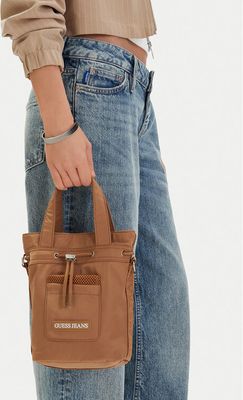 Guess Jeans - Torebka wakacyjna ze sklepu: MODIVO w kategorii: Torebki worki - zdjęcie WP-EBWP-BKLVO-LN0_5906751861974