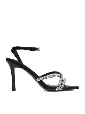 JENNY - Sandały damskie eleganckie ze sklepu: MODIVO w kategorii: Sandały damskie - zdjęcie WP-EBWP-BKLVO-LN0_5906751910863