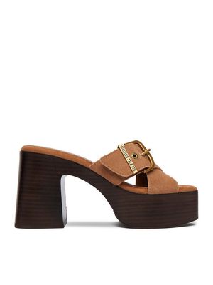 Klapki damskie Guess Jeans ze sklepu: MODIVO w kategorii: Klapki damskie - zdjęcie WP-EBWP-BKLVO-LN0_5907964071648