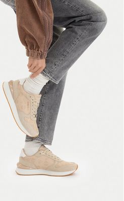Buty sportowe damskie na wiosnę Guess Jeans ze sklepu: MODIVO w kategorii: Buty sportowe damskie - zdjęcie WP-EBWP-BKLVO-LN0_5907964081395