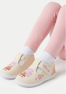 Kapcie dziecięce letnie Peppa Pig ze sklepu: MODIVO w kategorii: Kapcie dziecięce - zdjęcie WP-EBWP-BKLVO-LN0_5907964150251