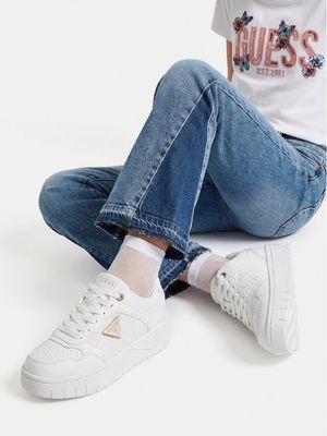 Buty sportowe dziecięce na wiosnę Guess ze sklepu: MODIVO w kategorii: Buty sportowe dziecięce - zdjęcie WP-EBWP-BKLVO-LN0_5907964306825