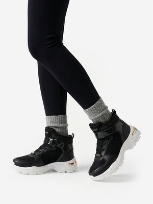Buty zimowe dziecięce na zimę DeeZee ze sklepu: MODIVO w kategorii: Buty zimowe dziecięce - zdjęcie WP-EBWP-BKLVO-LN0_5907964506843
