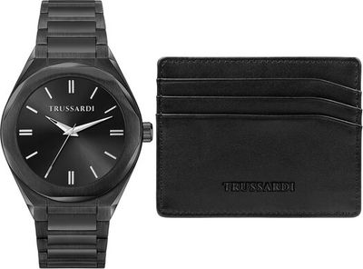 Zegarek elegancki Trussardi ze sklepu: MODIVO w kategorii: Zegarki - zdjęcie WP-EBWP-BKLVO-LN0_8033288990550