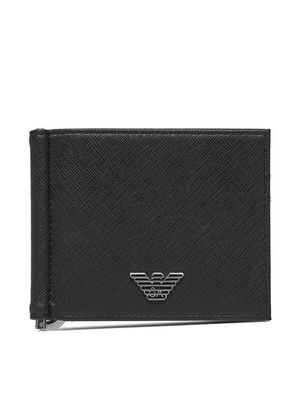 Portfel męski elegancki Emporio Armani ze sklepu: MODIVO w kategorii: Portfele męskie - zdjęcie WP-EBWP-BKLVO-LN0_8056787860964