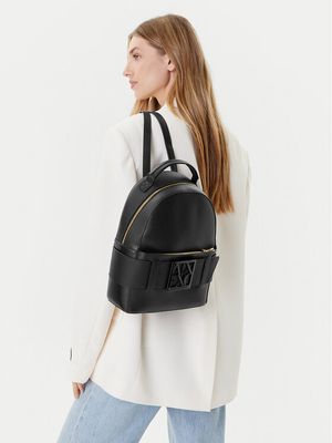 Plecak elegancki Armani Exchange ze sklepu: MODIVO w kategorii: Plecaki - zdjęcie WP-EBWP-BKLVO-LN0_8059659738507