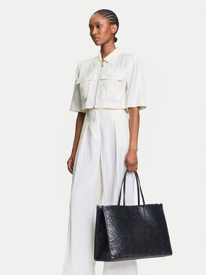 Shopper bag jesienny w stylu retro Tommy Hilfiger ze sklepu: MODIVO w kategorii: Torby Shopper bag - zdjęcie WP-EBWP-BKLVO-LN0_8721185105022