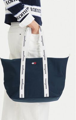 Tommy Jeans - Shopper bag wakacyjna ze sklepu: MODIVO w kategorii: Torby Shopper bag - zdjęcie WP-EBWP-BKLVO-LN0_8721337025246