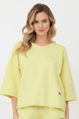 Bluza damska bez wzorów Italian Fashion ze sklepu: italianfashion w kategorii: Bluzy damskie - zdjęcie WP-ITAL-FCTU3-R7J_AAF-KDR-KAOR-3-CA-03-1