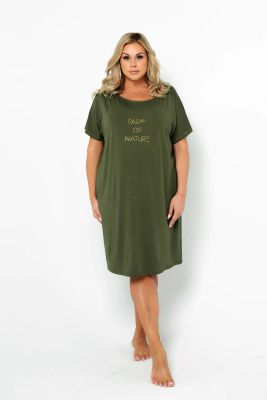 Koszula nocna GeeOne ze sklepu: italianfashion w kategorii: Koszule nocne - zdjęcie WP-ITAL-FCTU3-R7J_AAF-KKN-NATU-K-KH-03-1