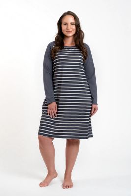 Koszula nocna w paski Italian Fashion ze sklepu: italianfashion w kategorii: Koszule nocne - zdjęcie WP-ITAL-FCTU3-R7J_AAF-KKN-ODA-D-DC-03-1