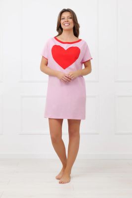 Koszula nocna w nadruki Italian Fashion ze sklepu: italianfashion w kategorii: Koszule nocne - zdjęcie WP-ITAL-FCTU3-R7J_AAF-KKN-SABR-K-LO-03-1