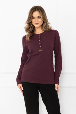 Bluzka damska w nadruki Italian Fashion ze sklepu: italianfashion w kategorii: Bluzki damskie - zdjęcie WP-ITAL-FCTU3-R7J_AAF-KKO-GORD-D-MB-03-1
