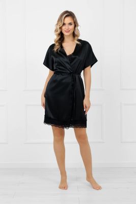GeeOne - Szlafrok damski klasyczny ze sklepu: italianfashion w kategorii: Szlafroki damskie - zdjęcie WP-ITAL-FCTU3-R7J_AAF-KKS-DOTY-K-CA-03-1