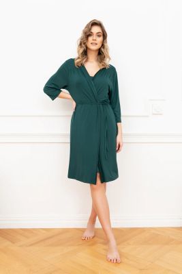 Szlafrok damski bez wzorów GeeOne ze sklepu: italianfashion w kategorii: Szlafroki damskie - zdjęcie WP-ITAL-FCTU3-R7J_AAF-KKS-SONG-3-CE-03-1