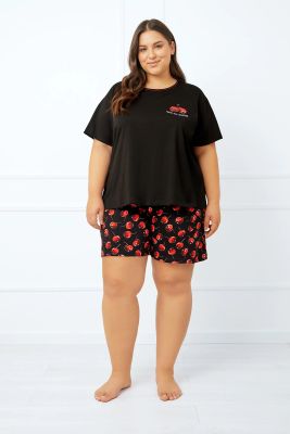 Piżama w nadruki Italian Fashion ze sklepu: italianfashion w kategorii: Piżamy damskie - zdjęcie WP-ITAL-FCTU3-R7J_AAF-KPZ-CHER-KKCD-03-1