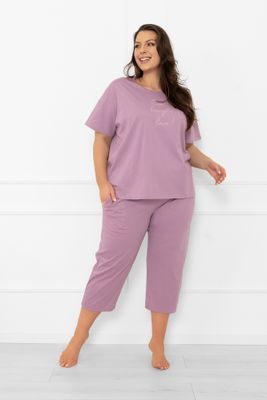 Piżama z napisami Italian Fashion ze sklepu: italianfashion w kategorii: Piżamy damskie - zdjęcie WP-ITAL-FCTU3-R7J_AAF-KPZ-KSAR-K3ST-03-1