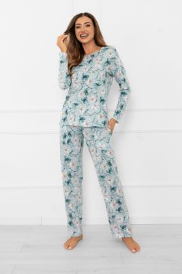 Piżama w kwiaty Italian Fashion ze sklepu: italianfashion w kategorii: Piżamy damskie - zdjęcie WP-ITAL-FCTU3-R7J_AAF-KPZ-SEKW-DDDR-03-1