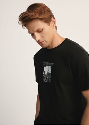T-shirt męski elegancki OCHNIK ze sklepu: Ochnik w kategorii: T-shirty męskie - zdjęcie WP-QOOCUI3LLD-TNA-7Z8_28234