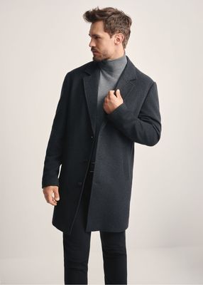 Płaszcz męski elegancki OCHNIK ze sklepu: Ochnik w kategorii: Płaszcze męskie - zdjęcie WP-QOOCUI3LLD-TNA-7Z8_28872